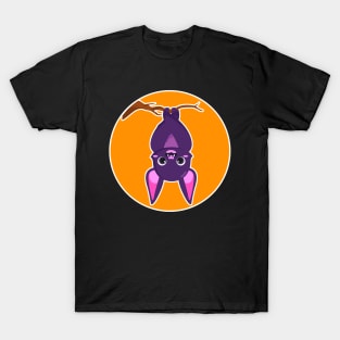 Cute bat hanging upside down T-Shirt